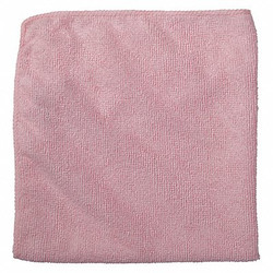 Rubbermaid Commercial Microfiber Cloth,16" x 16",Pink,PK24 1820581
