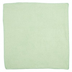 Rubbermaid Commercial Microfiber Cloth,16" x 16",Green,PK24  1820582