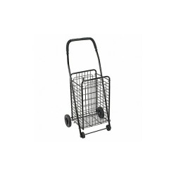 Dmi Folding Shopping Cart,Black,Four Wheeled 640-8213-0200