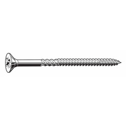 Manufacturer Varies Multi Screw,#14,Flat,Zinc,2.5"L,PK200 U30000.024.0250