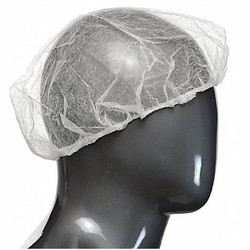 West Chester Protective Gear Bouffant Cap,24in,Polypropylene,PK1000  UB-24-1000