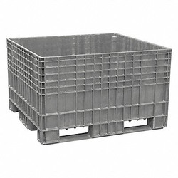 Buckhorn Bulk Container,Light Gray,Solid  BF4844290051000