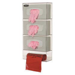 Bowman Dispensers Glove Box Dispenser,3 Boxes, 1 Roll PS004-0111