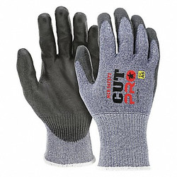 Mcr Safety Cut Resistant Gloves,Black/Blue,XL,PK12 92793PUXL