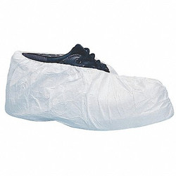 Keystone Safety Shoe Covers,L,wtrprf,Polypropylene,PK300 SC-SS-LRG-WHITE