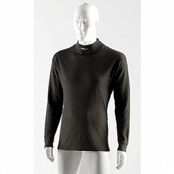 Chicago Protective Apparel FR Base Layer Shirt,Unisex,L,Black CX-54