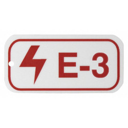 Brady Lockout Tag,1-1/2"H x 3"W,1/8"Hole,PK25 105681