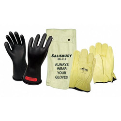 Salisbury Elect Glv Kit,1000VAC/1500VDC,8-1/2,PR1 GK011B/8H