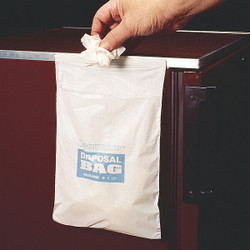 Sp Scienceware Waste Bag,16 in L,12 in W,WH,PK50  F13174-1012