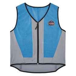 Ergodyne Cooling Vest,4 hr. Time,XL Size,Blue 6667