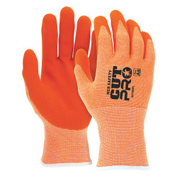 Cut Pro Cut-Resist Glove,Orange,XS,PK12 92730HVXS