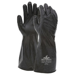 Mcr Safety Chemical Resistant Glove,L,Black,PR CP05L