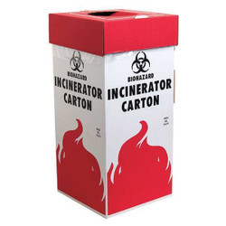 Sp Scienceware Biohazard Incinerator Carton,16 gal,PK6  F13205-0001