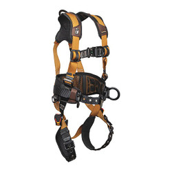 Falltech Full Body Harness,Vest Style,With Belt G7081BFDXL