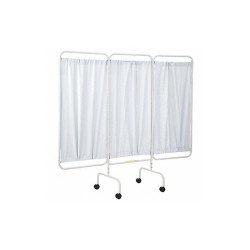 R&b Wire Products Privacy Screen,3 Panels,White PSS-3CUS