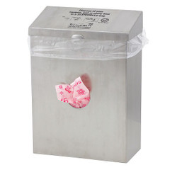 Scensibles Sanitary Napkin Receptacle/Liner,Silver CDSS