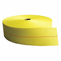 Bulk-Strap Webbing,Polyester,4" W,Yellow PE04150PY
