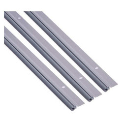 National Guard Door Weatherstripping,Silver,8 ft L 160VA-96"x96
