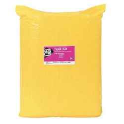 Pig Spill Kit Refill, Chem/Hazmat, Yellow KIT342