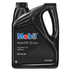 Mobil Hyd Oil,DTE 25,ISO 46,1 gal.,PK4 125365