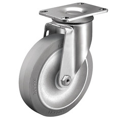 Colson Plate Caster,Swivel,4" Wheel Dia. 2.04256.445