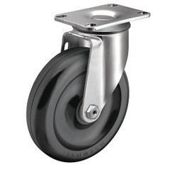 Colson Plate Caster,Swivel,Polyolefin,5 1/8"H 2.04256.55