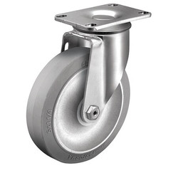 Colson Plate Caster,Swivel,5" Wheel Dia. 2.05256.445