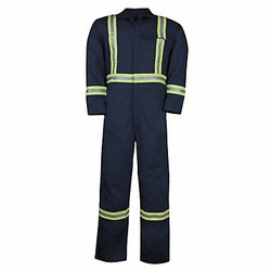 Big Bill FR Coverall with Reflective Tape,5XL 1325US7-5XLR-NAY