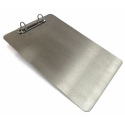Manufacturer Varies Ring Binder Clipboard,Silver,9" W 300-O06-P45-A138