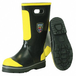 Fire-Dex Shoe-Fit Firefighting Boots,11M,Steel,PR FDXR100-11