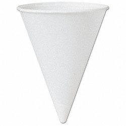 Dart Cone Water Cup,Paper,4.25 oz.,Wt,PK5000  SCC 42BR