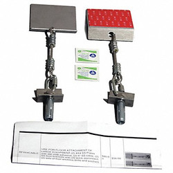 Quakehold! Adhesive Plate Assembly,Floor Bracket RF4X4CABLE