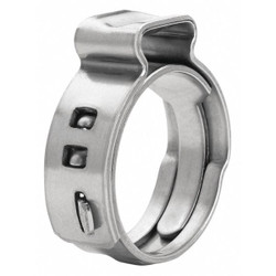 Oetiker Single-Ear Clamp,SS,59/64"Max OD,PK100 16700028-100