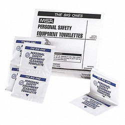 Msa Safety Respirator Wipes,Size 8" x 11" 10022871
