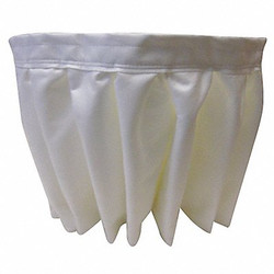 Nilfisk Sleeve Filter,Cloth,Reusable 8-17080/1