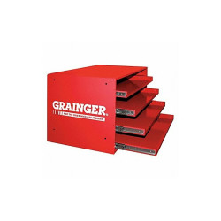 Durham Mfg SldngDrwrCabFrame,Red,Bearing,Steel,4Bx 303B-15.75-17-S1157