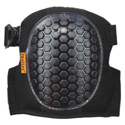 Ergodyne Knee Pad,UNIV,Clip,Hook/Loop,Black,PR 367