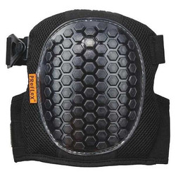 Proflex by Ergodyne Knee Pad,UNIV,Clip,Hook/Loop,Black,PR 367