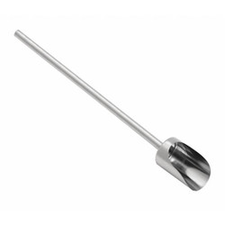 Sani-Lav Hand Scoop,30.626 in L,Silver 400324