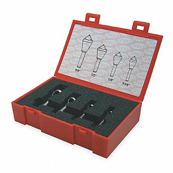 Keo Countersink Set,4 PC,0 FL,82 Deg,Cobalt 53518