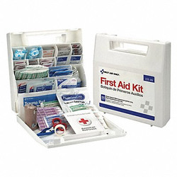 Sim Supply First Aid Kit w/House,195pcs,3x11",WHT  225-AN