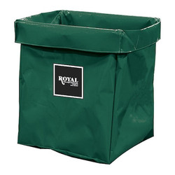 Royal Basket Trucks X-Frame Bag,8 Bushel,Green Vinyl G08-EEX-XBN