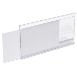 Aigner Index Label Holder,Clear,Smooth,Slide In,PK25 EP-2400