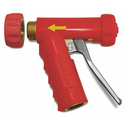 Sani-Lav Spray Nozzle,Red,Brass/SS,5-1/4" L N1TR
