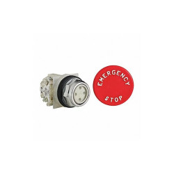 Schneider Electric Non-Illuminated Push Button,Plastic,Red 9001KR5R05H13