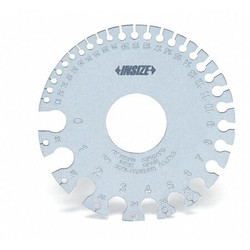 Insize Sheet Metal Thick Gauge,Out Dia 3-1/4" 4808