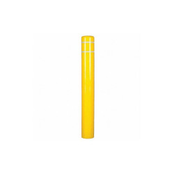 Sim Supply Bollard Cover ,Yellow ,9 1/5 in Dia  3501W