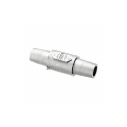 Hubbell Wiring Device-Kellems Double Connector,Wht,300/400AC/DC HBLDFW