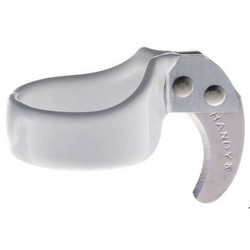 Handy Ring Knife,Blade Safety,Steel Blade,PK12  O-V-White-15