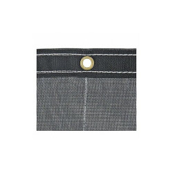 Buyers Products Tarp, Black, Polyester, 18 ft L, 7 ft W 3009456